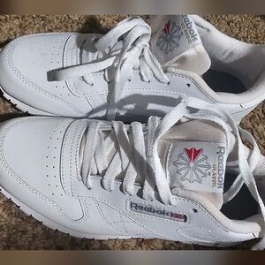 Reebok White Leather Sneakers
